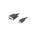 Lanberg CA-HDDV-10CC-0030-BK adaptér k video kabelům 3 m HDMI Typ A (standardní) DVI-D Černá