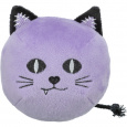 Kočka HALLOWEEN, plyšová hračka se zvukem, 10 cm, fialová - LIMITOVANÁ NABÍDKA