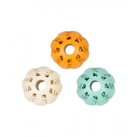 Hračka DUVO+ Lopta gumená, s príchuťou, mix farieb 5 cm