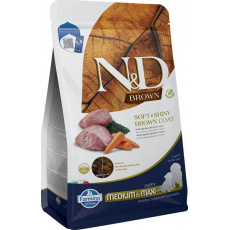 Farmina N&D dog BROWN (GF) puppy med/max, lamb, spirulina & carrot,  2 kg