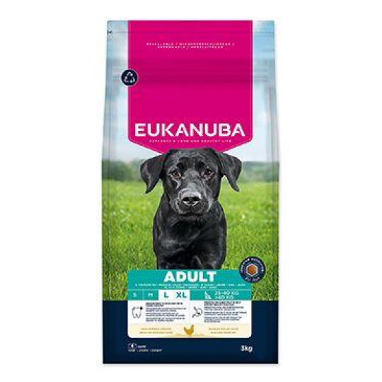Eukanuba Dog Adult Large rich in fresh Chicken 3kg