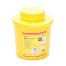 Kontejner pro medicínský odpad 1,5l CVET Kontejner pro medicínský odpad 1,5l CVET