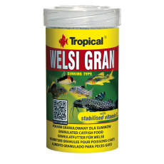 TROPICAL Welsi Gran - krmivo pro akvarijní ryby - 100 ml/65 g