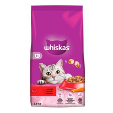 Whiskas Dry s hovězím masem 3,8kg Whiskas Dry s hovězím masem 3,8kg