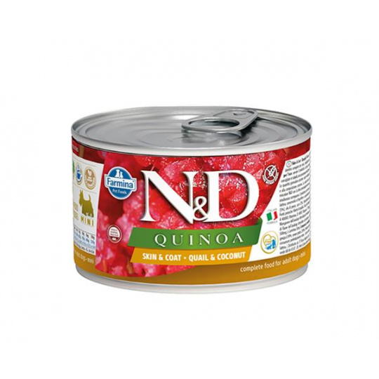 Farmina N&D dog QUINOA quail & coconut konzerva 140 g
