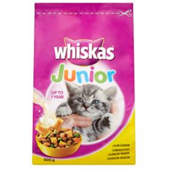 Mars WHISKAS Junior cat s kuracím mäsom 300 g