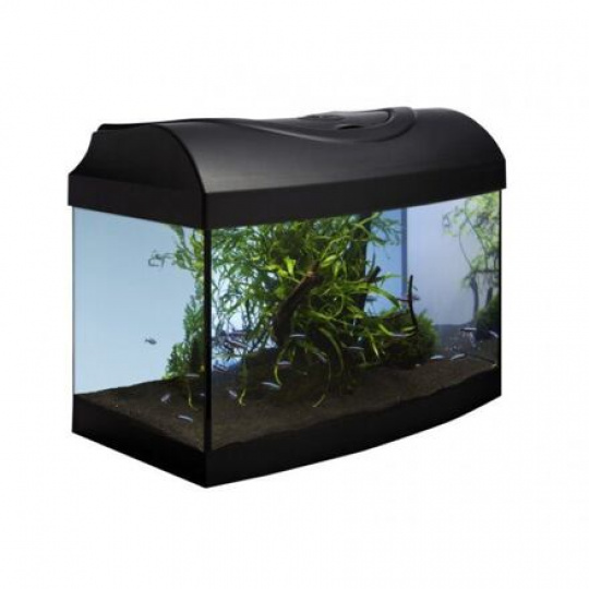 Akvarijní set 40 - černý oblý 40x25x25 cm Akvarijní set 40 - černý oblý 40x25x25 cm