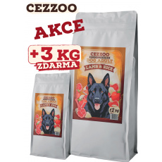 CEZZOO Hypoallergenic Dog Adult Lamb & Rice 12kg + 3kg