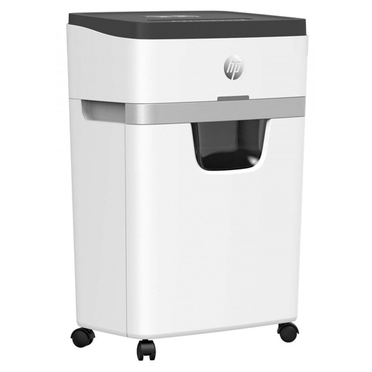 Skartovačka HP ONESHRED 12MC, mikrořez, P-5, 12 karet, 25l, světle šedá