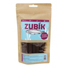 Pochoutka ZUBÍK Rybí plátky se slávkou zelenoúst. 200g
