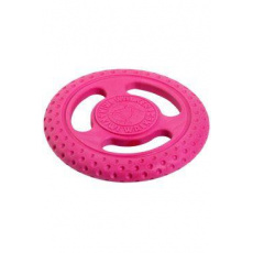 Hračka pes FRISBEE MAXI plov. z TPR růžová Kiwi Hračka pes FRISBEE MAXI plov. z TPR růžová Kiwi