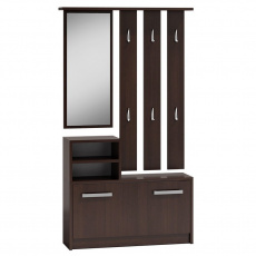 Topeshop GAR WENGE vstupní skříň