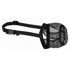 Ochranný náhubek polyester síťka XS černý, 15 cm Ochranný náhubek polyester síťka XS černý, 15 cm