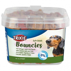 Soft Snack BOUNCIES mini kostičky kuřecí, jehněčí, dršťky 140 g Soft Snack BOUNCIES mini kostičky kuřecí, jehněčí, dršťky 140 g