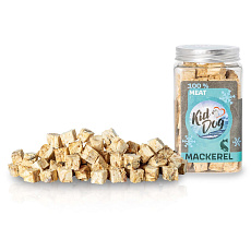 KIDDOG Super Premium 100% freeze dried MACKEREL CUBES - čisté mäso z makrely, sušené mrazom 60 g