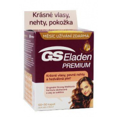 GS Eladen Premium na vlasy a nehty 60+30cps