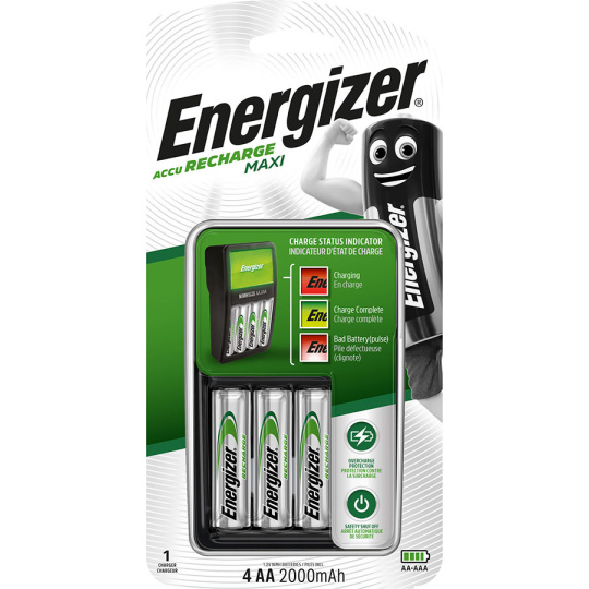 Nabíječka baterií Energizer Maxi ACCU HR6 POW + 2 baterie AA 2000 mAh