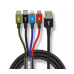Univerzální nabíjecí kabel 4 v 1 I-BOX USB IKUM4W1