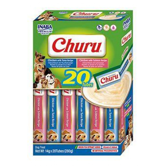 Churu Dog BOX Chicken with Seafoods Variety 20x14g