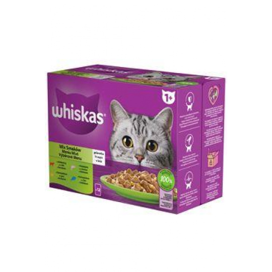 Whiskas kapsa Core mix výběr v želé 12x85g
