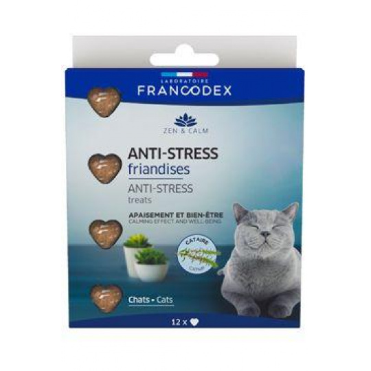 Francodex Pochoutka Anti-Stress pro kočky 12ks