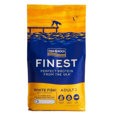 FISH4DOGS Finest Ocean White fish Large Adult - suché krmivo pro psy - 1,5kg