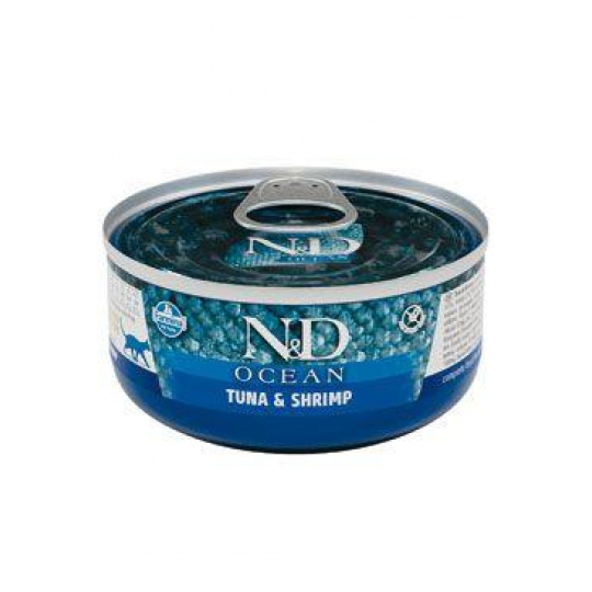 N&D CAT OCEAN Adult Tuna & Shrimp 70g N&D CAT OCEAN Adult Tuna & Shrimp 70g
