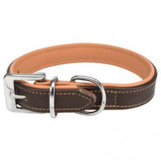 Obojek ACTIVE COMFORT kožený, M: 39-46 cm/25 mm, hnědá/světlehnědá Obojek ACTIVE COMFORT kožený, M: 39-46 cm/25 mm, hnědá/světlehnědá