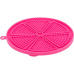 Lick´n´Snack KRUH s přísavkami - podložka k pomalému krmení, 18 cm, TPR/plast, pink
