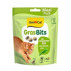 GimCat Gras Bits tablety s kočičí trávou 140g