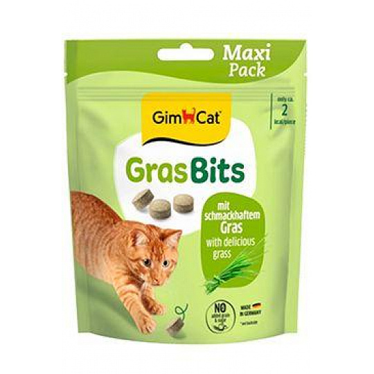 GimCat Gras Bits tablety s kočičí trávou 140g GimCat Gras Bits tablety s kočičí trávou 140g