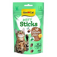 GimCat Mini Sticks krocan&sýr 50g