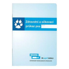 Očkovací průkaz pes Bioveta mezinárodní 1ks Očkovací průkaz pes Bioveta mezinárodní 1ks