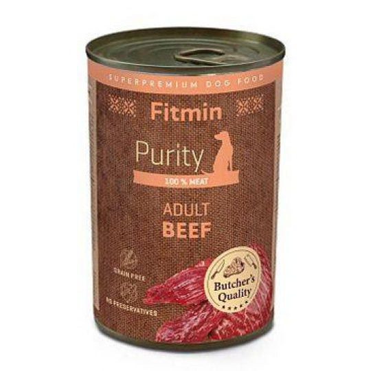 Fitmin dog Purity tin konzerva beef 400g