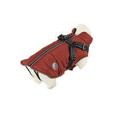 Obleček bunda pre psy ZIMNÁ S POSTR.teracota 55cm Zolu