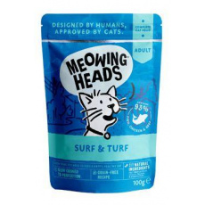 MEOWING HEADS Surf&Turf kapsa 100g MEOWING HEADS Surf&Turf kapsa 100g