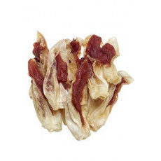 Pochoutka Králičí ucho plněné kachním masem 75g Pochoutka Králičí ucho plněné kachním masem 75g