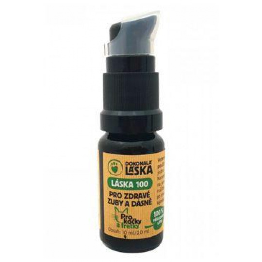 LÁSKA 100 Pro zdravé zuby a dásně koček a fretek 10ml LÁSKA 100 Pro zdravé zuby a dásně koček a fretek 10ml