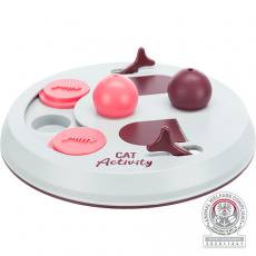 Cat Activity FLIP BOARD, strategická hra,  ø 23, vínová/růžová/šedá