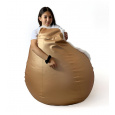 Sako bag pouf Glamour gold XL 120 x 80 cm