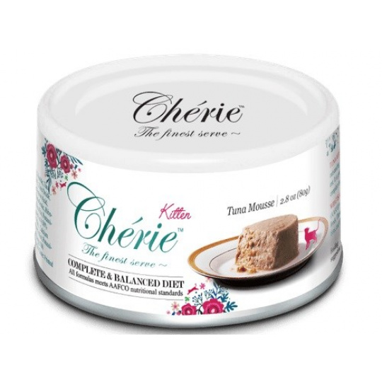 CHERIE Kitten Tuna mousse - mokré krmivo pro kočky - 80g