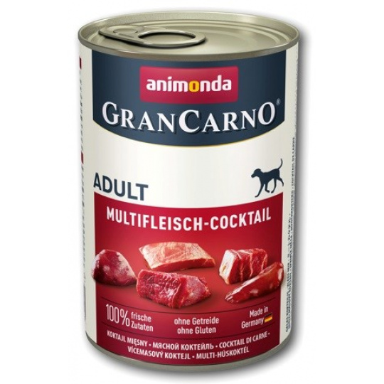 ANIMONDA GranCarno Adult Meat cocktail - mokré krmivo pro psy - 400g