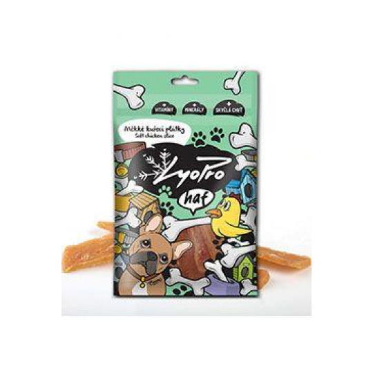 Lyopro Dog poch. sušené Měkké kuřecí plátky 70g