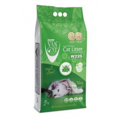 Podestýlka Vancat stelivo bentonit Aloe Vera 5kg Podestýlka Vancat stelivo bentonit Aloe Vera 5kg