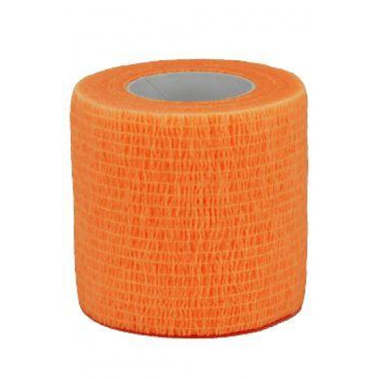 Obinadlo elast. CVET 5cmx4,5m oranžové 1ks