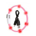 Obojek USB Visio Light LED nabíjecí 35cm růžový KAR