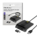 Qoltec 50634Inteligentní čtečka čipových karet Smart ID SCR-0634 | USB typ C