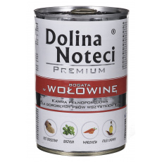 DOLINA NOTECI Premium Beef - Mokré krmivo pro psy - 400 g