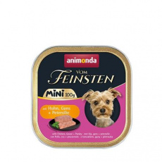 ANIMONDA paštika Vom Feinsten MINI - kuře, husa, petržel pro psy 100 g ANIMONDA paštika Vom Feinsten MINI - kuře, husa, petržel pro psy 100 g