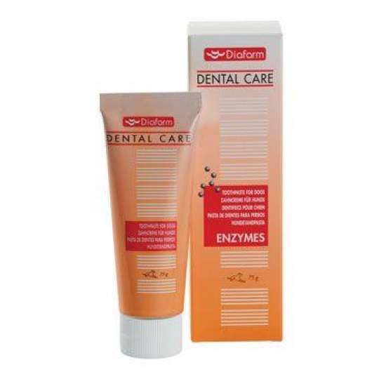 Diafarm zubní pasta s Enzymy pro psy 75g Diafarm zubní pasta s Enzymy pro psy 75g